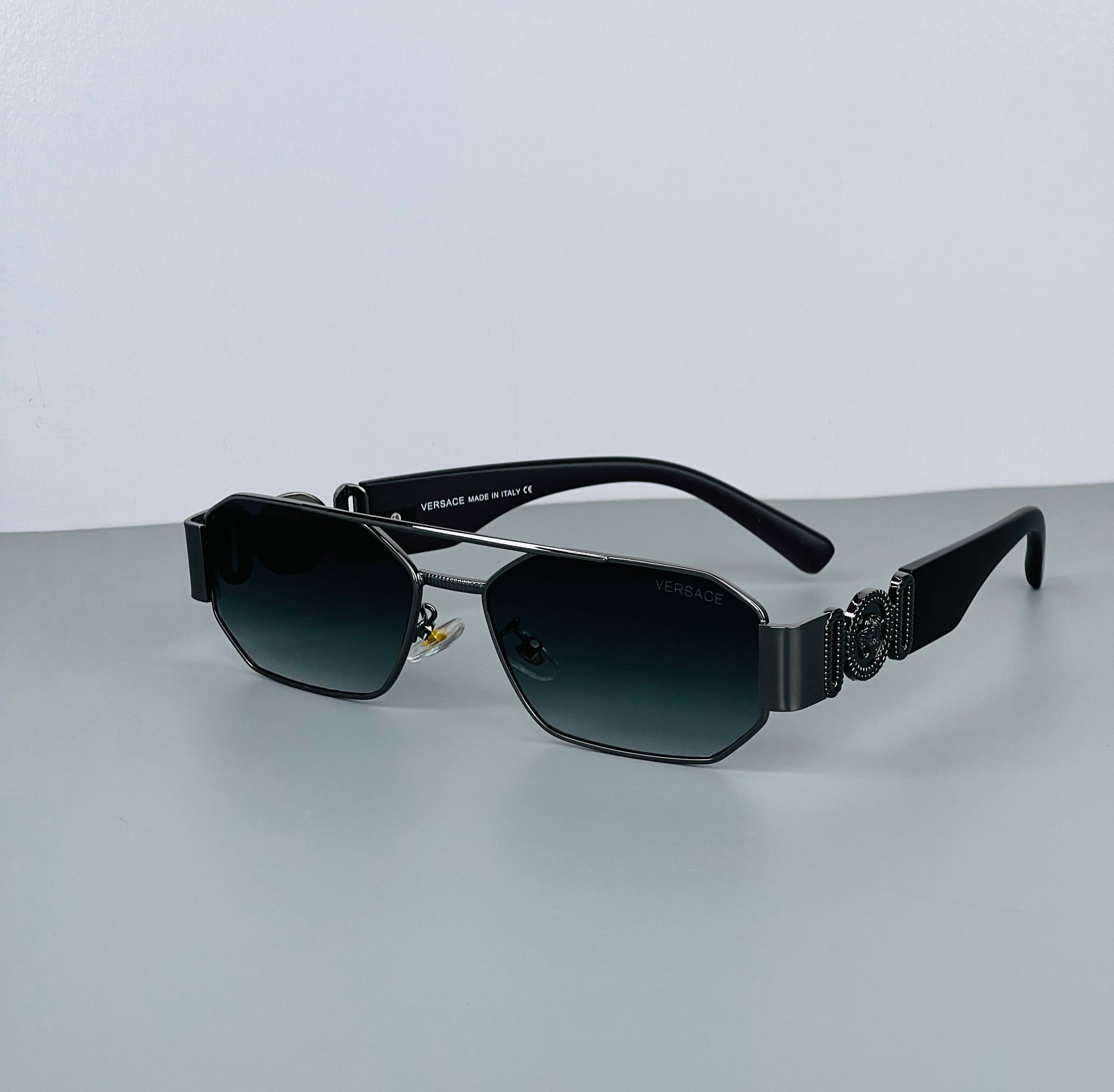 Versace double grease full metal sunglass